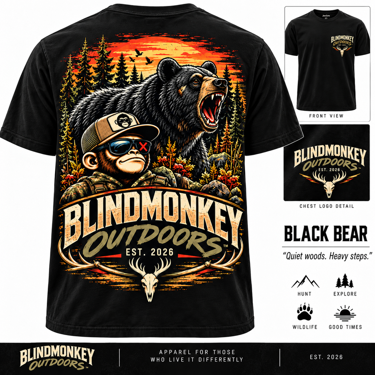 BMO Black Bear - "Quiet Woods, Heavy Steps"